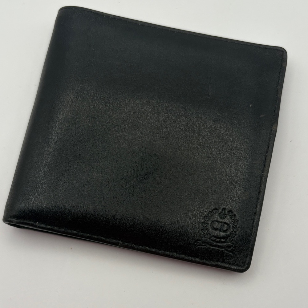 Christian Dior Black Leather Wallet